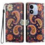 For Xiaomi Redmi Note 17 4G (Global) / Note 17 5G (Global) / Note 17 (India / China) 5G Case Pattern Printed PU Leather Flip Wallet Phone Cover with Wrist Strap