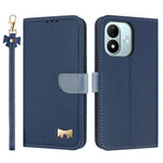 For Xiaomi Redmi Note 17 4G (Global) / Note 17 5G (Global) / Note 17 (India / China) 5G Case Bowknot Decor Wallet Leather Phone Cover with Wrist Strap