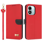 For Xiaomi Redmi Note 17 4G (Global) / Note 17 5G (Global) / Note 17 (India / China) 5G Case Bowknot Decor Wallet Leather Phone Cover with Wrist Strap