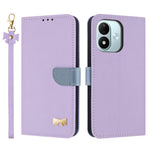 For Xiaomi Redmi Note 17 4G (Global) / Note 17 5G (Global) / Note 17 (India / China) 5G Case Bowknot Decor Wallet Leather Phone Cover with Wrist Strap