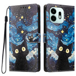 For OnePlus N6 4G Case Pattern Printed PU Leather Flip Wallet Phone Cover with Wrist Strap