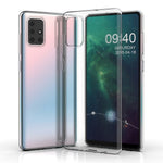 Samsung Galaxy A71 4G SM-A715 Transparent mjukt TPU-mobilskal Ultratunt icke-gulnande skyddande mobilmobilskal