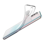 Samsung Galaxy A71 4G SM-A715 Transparent mjukt TPU-mobilskal Ultratunt icke-gulnande skyddande mobilmobilskal