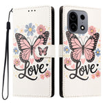 For OnePlus Turbo 6X Pro 5G Case Pattern Printed PU Leather Flip Wallet Phone Cover with Wrist Strap