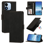 For Xiaomi Redmi Note 17 4G (Global) / Note 17 5G (Global) / Note 17 (India / China) 5G Case Skin-touch PU Leather Flip Wallet Phone Cover with Wrist Strap