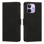 For Xiaomi Redmi Note 17 Pro 5G Case Skin-touch PU Leather Flip Wallet Phone Cover with Wrist Strap