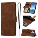 For Xiaomi Redmi Note 17 Pro 5G Case Skin-touch PU Leather Flip Wallet Phone Cover with Wrist Strap