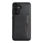 For Samsung Galaxy S26+ Magnetic Case Tri-fold Card Bag Kickstand PU Leather Coated TPU Cover