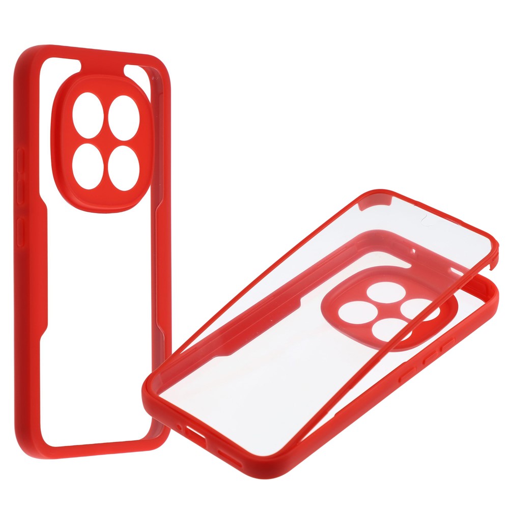 For Xiaomi Redmi Note 15 Pro 4G (Global) Case Acrylic + TPU Clear Phone Cover with PET Screen Film