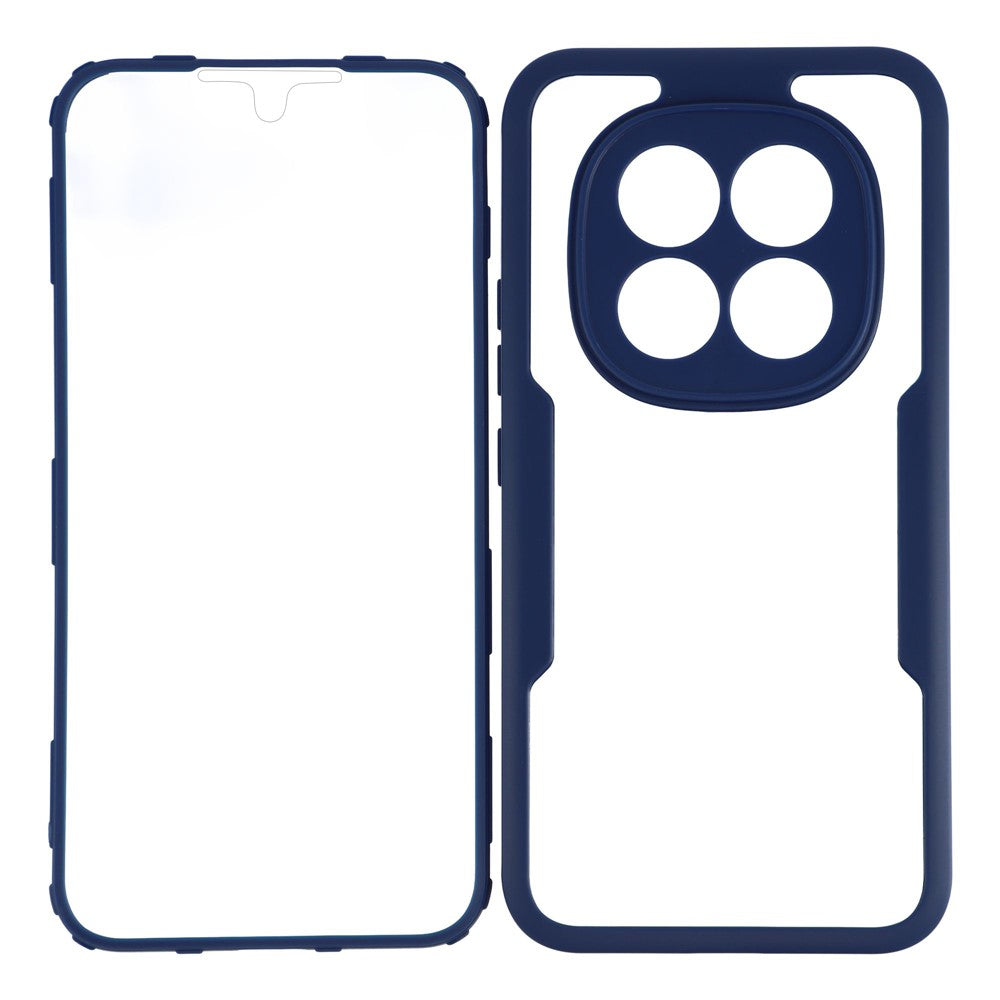 For Xiaomi Redmi Note 15 5G (Global) / Poco M8 5G Case Acrylic + TPU Clear Phone Cover with PET Screen Film