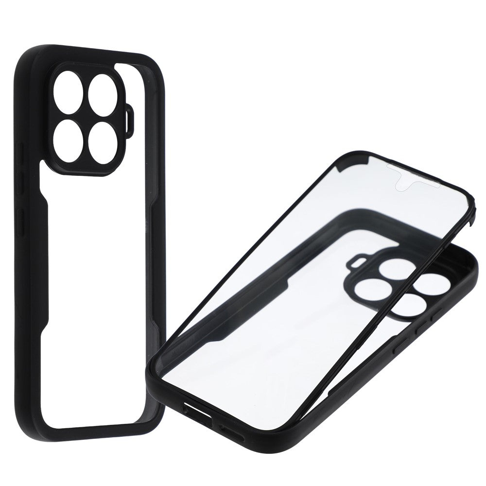 For Xiaomi 17T Case Acrylic + TPU Clear Phone Cover with PET Screen Film
