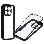 For Xiaomi 17T Case Acrylic + TPU Clear Phone Cover with PET Screen Film