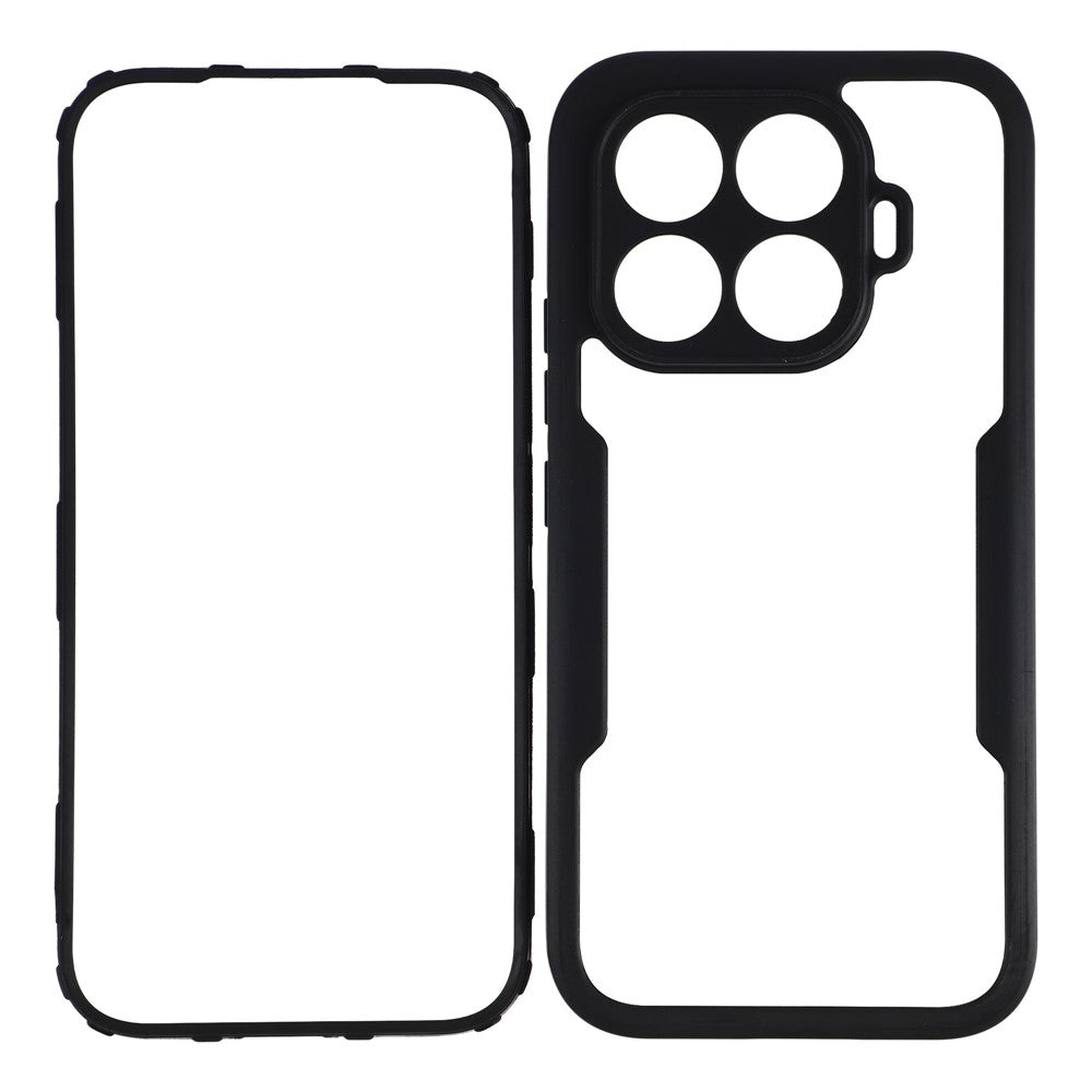 For Xiaomi 17T Case Acrylic + TPU Clear Phone Cover with PET Screen Film