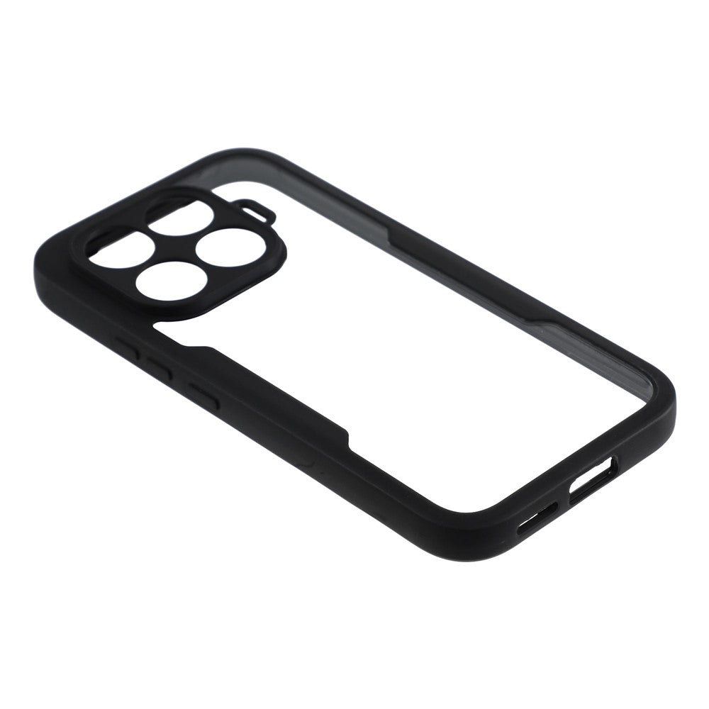 For Xiaomi 17T Case Acrylic + TPU Clear Phone Cover with PET Screen Film