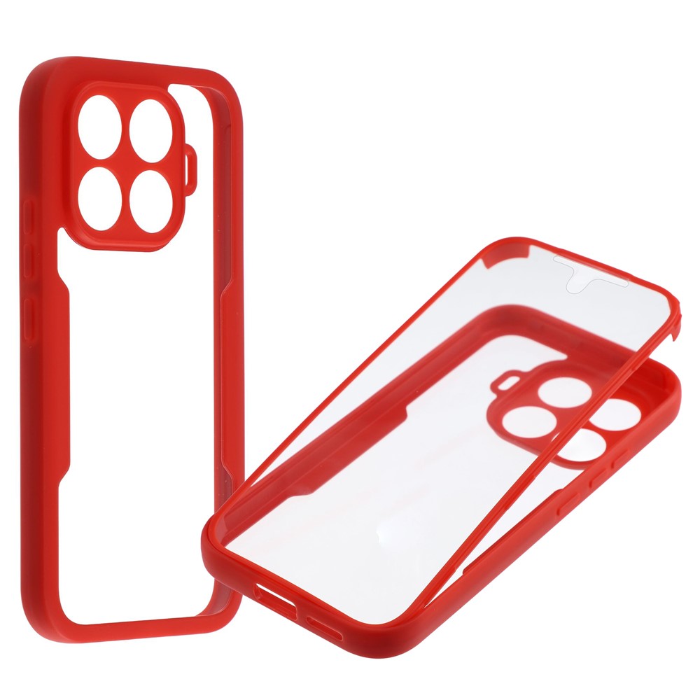 For Xiaomi 17T Case Acrylic + TPU Clear Phone Cover with PET Screen Film