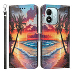For Xiaomi Redmi Note 17 4G (Global) / Note 17 5G (Global) / Note 17 (India / China) 5G Case Pattern Printing PU Leather Flip Wallet Phone Cover with Wrist Strap