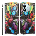 For Xiaomi Redmi Note 17 4G (Global) / Note 17 5G (Global) / Note 17 (India / China) 5G Case Pattern Printing PU Leather Flip Wallet Phone Cover with Wrist Strap