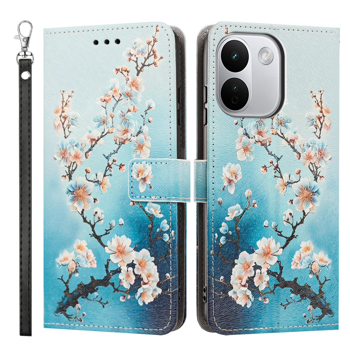 For Xiaomi Redmi Note 17 Pro Max 5G / Note 17 Pro+ 5G Case Pattern Printing PU Leather Flip Wallet Phone Cover with Wrist Strap