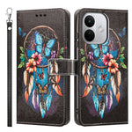 For Xiaomi Redmi Note 17 Pro 5G Case Pattern Printing PU Leather Flip Wallet Phone Cover with Wrist Strap