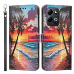 For Xiaomi Redmi 17 5G / Xiaomi Redmi 17 4G Case Pattern Printing PU Leather Flip Wallet Phone Cover with Wrist Strap