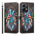 For Xiaomi Redmi 17 5G / Xiaomi Redmi 17 4G Case Pattern Printing PU Leather Flip Wallet Phone Cover with Wrist Strap