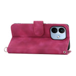 For Xiaomi Redmi Note 17 Pro 5G Wallet Case Flower Pattern PU Leather Phone Cover with Strap