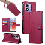For Xiaomi Redmi Note 17 4G (Global) / Note 17 5G (Global) / Note 17 (India / China) 5G Case Adorable Cat Pattern PU Leather Wallet Phone Cover with Wrist Strap