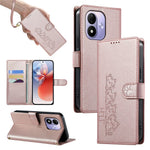 For Xiaomi Redmi Note 17 4G (Global) / Note 17 5G (Global) / Note 17 (India / China) 5G Case Adorable Cat Pattern PU Leather Wallet Phone Cover with Wrist Strap