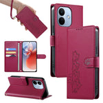 For Xiaomi Redmi Note 17 Pro 5G Case Adorable Cat Pattern PU Leather Wallet Phone Cover with Wrist Strap