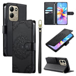 For Xiaomi Redmi 17 4G  /  Redmi 17 5G Case Embossed Totem Leather Flip Wallet Phone Cover with Wrist Strap