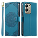 For Xiaomi Redmi 17 4G  /  Redmi 17 5G Case Embossed Totem Leather Flip Wallet Phone Cover with Wrist Strap