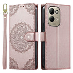 For Xiaomi Redmi 17 4G  /  Redmi 17 5G Case Embossed Totem Leather Flip Wallet Phone Cover with Wrist Strap