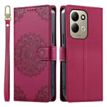 For Xiaomi Redmi 17 4G  /  Redmi 17 5G Case Embossed Totem Leather Flip Wallet Phone Cover with Wrist Strap