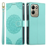 For Xiaomi Redmi 17 4G  /  Redmi 17 5G Case Embossed Totem Leather Flip Wallet Phone Cover with Wrist Strap
