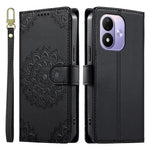 For Xiaomi Redmi Note 17 4G (Global) / Note 17 5G (Global) / Note 17 (India / China) 5G Case Embossed Totem Leather Flip Wallet Phone Cover with Wrist Strap