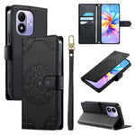 For Xiaomi Redmi Note 17 4G (Global) / Note 17 5G (Global) / Note 17 (India / China) 5G Case Embossed Totem Leather Flip Wallet Phone Cover with Wrist Strap