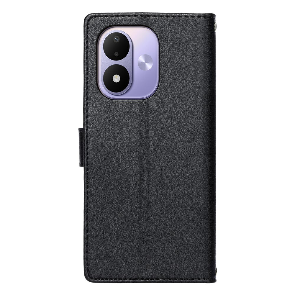 For Xiaomi Redmi Note 17 4G (Global) / Note 17 5G (Global) / Note 17 (India / China) 5G Case Embossed Totem Leather Flip Wallet Phone Cover with Wrist Strap