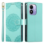 For Xiaomi Redmi Note 17 4G (Global) / Note 17 5G (Global) / Note 17 (India / China) 5G Case Embossed Totem Leather Flip Wallet Phone Cover with Wrist Strap