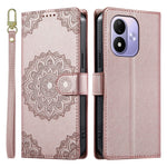 For Xiaomi Redmi Note 17 4G (Global) / Note 17 5G (Global) / Note 17 (India / China) 5G Case Embossed Totem Leather Flip Wallet Phone Cover with Wrist Strap