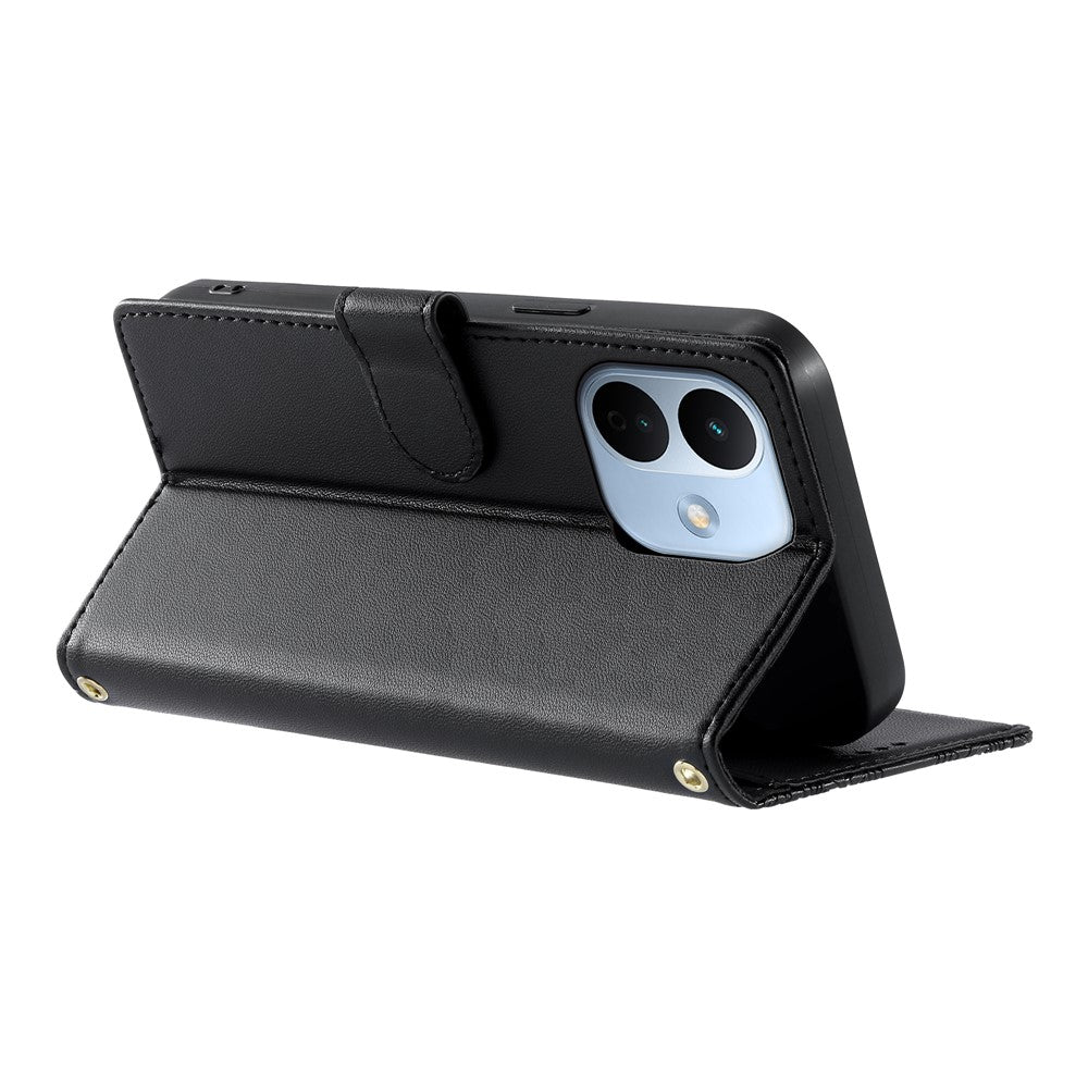For Xiaomi Redmi Note 17 Pro 5G Case Embossed Totem Leather Flip Wallet Phone Cover with Wrist Strap