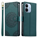 For Xiaomi Redmi Note 17 Pro Max 5G Case Embossed Totem Leather Flip Wallet Phone Cover with Wrist Strap