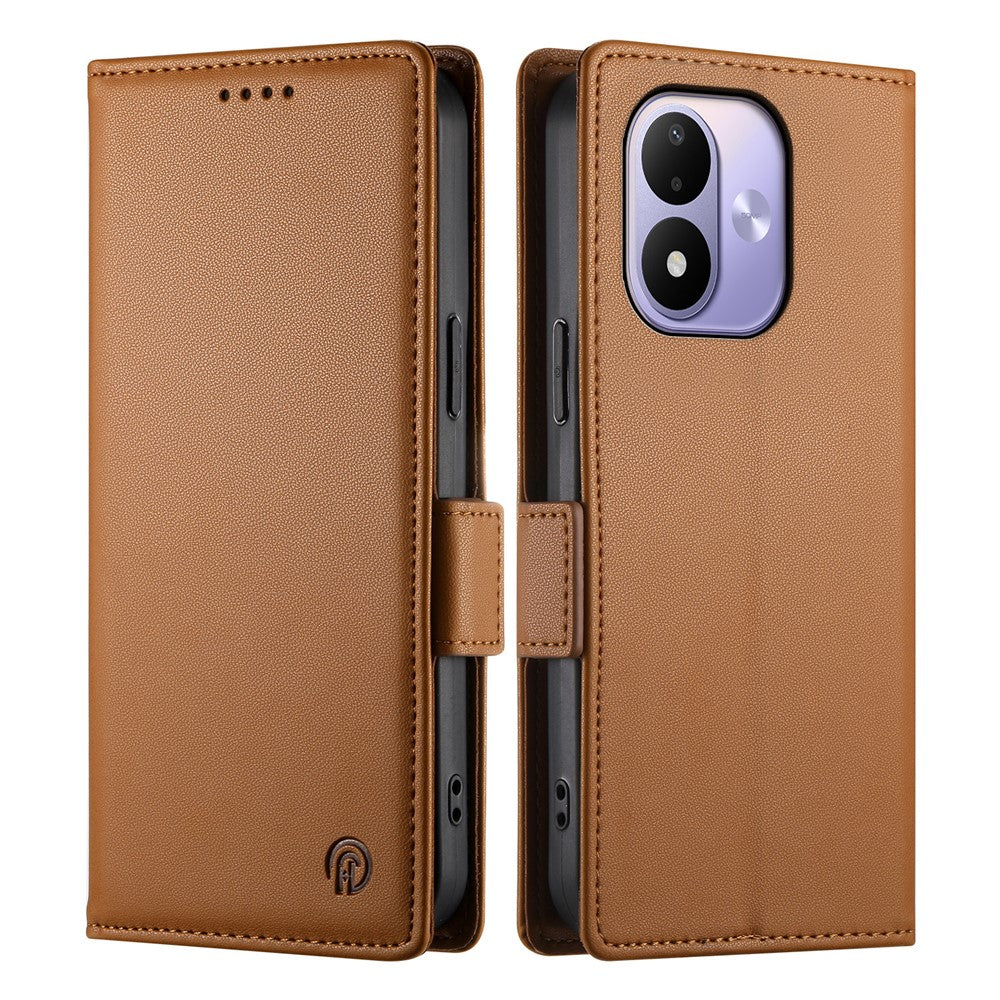 For Xiaomi Redmi Note 17 4G (Global) / Note 17 5G (Global) / Note 17 (India / China) 5G Stand Case PU Leather Wallet Phone Cover