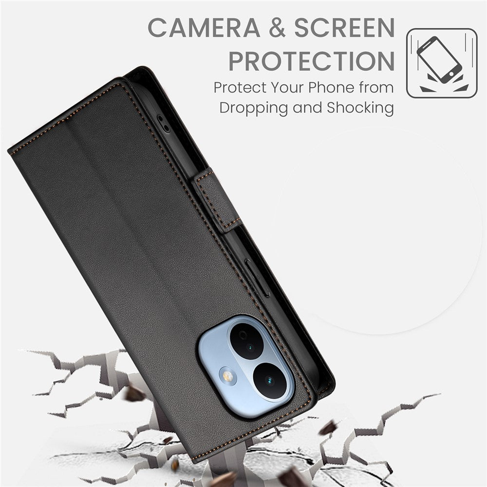 For Xiaomi Redmi Note 17 Pro 5G Stand Case PU Leather Wallet Phone Cover