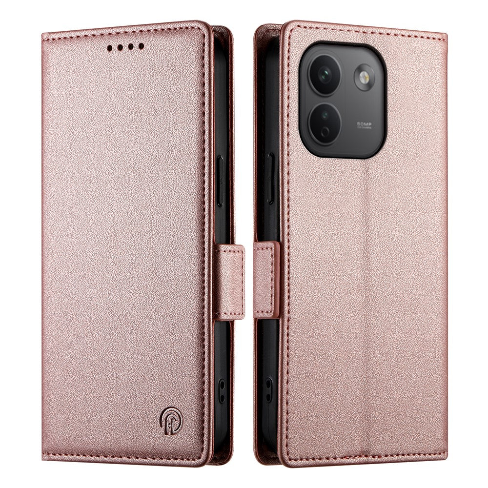 Xiaomi Redmi Note 17 Pro Max 5G Stativfodral PU-läder Plånboksfodral