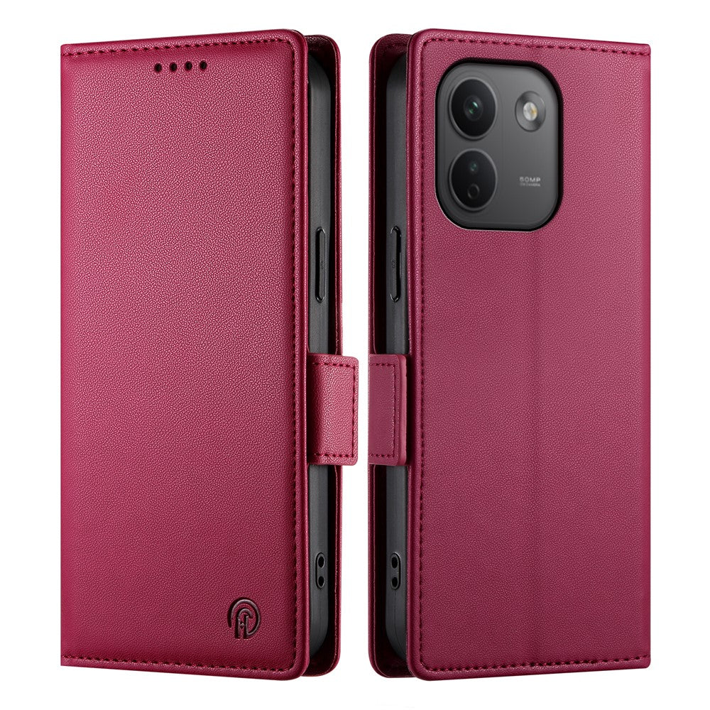 Xiaomi Redmi Note 17 Pro Max 5G Stativfodral PU-läder Plånboksfodral