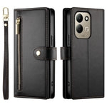 For Xiaomi Redmi 17 4G  /  Redmi 17 5G Leather Case Zipper Pocket Wallet Phone Cover with Straps