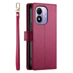 For Xiaomi Redmi Note 17 4G (Global) / Note 17 5G (Global) / Note 17 (India / China) 5G Leather Case Zipper Pocket Wallet Phone Cover with Straps