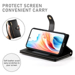 For Xiaomi Redmi Note 17 Pro 5G Leather Case Zipper Pocket Wallet Phone Cover with Straps