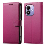 For Xiaomi Redmi Note 17 4G (Global) / Note 17 5G (Global) / Note 17 (India / China) 5G Case Magnetic Snap Litchi Texture Leather Wallet Phone Cover with Wrist Strap