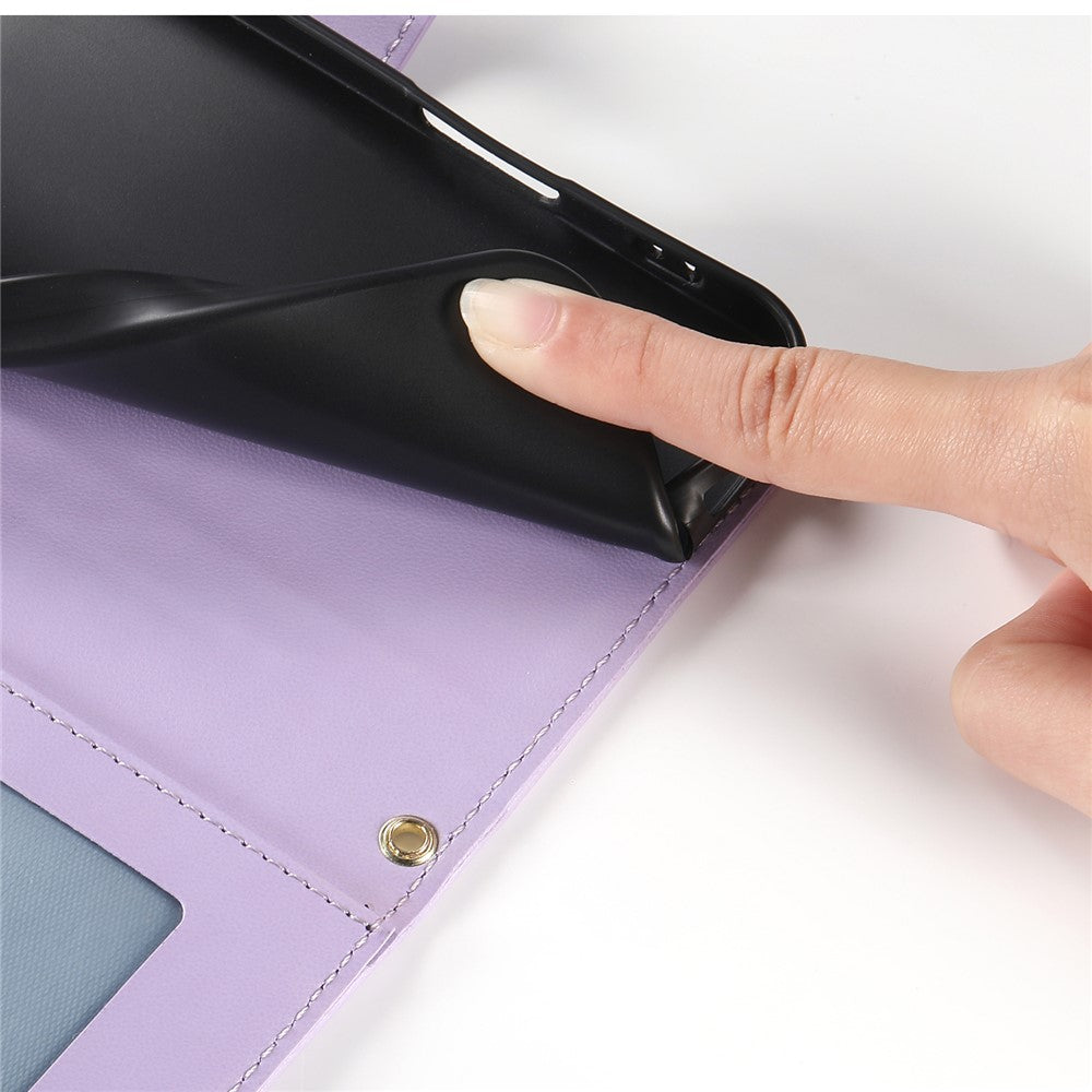 For Xiaomi Redmi Note 17 Pro 5G Wallet Case Rhombus Stitching Stand Leather Phone Cover with Long  /  Short Strap